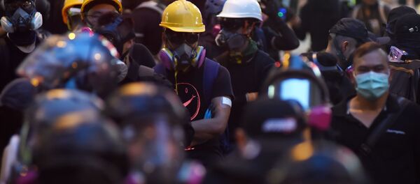 香港デモ
 香港デモ
 - Sputnik 日本