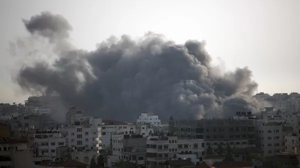 ガザ地区、空爆後（アーカイブ写真） - Sputnik 日本