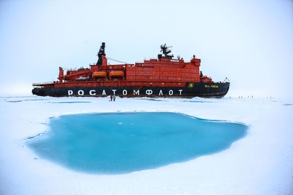 北極海の砕氷船「勝利の50年」 - Sputnik 日本