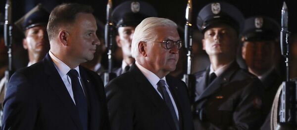 ドイツのフランク=ヴァルター・シュタインマイアー大統領とポーランドのアンジェイ・セバスティアン・ドゥダ大統領 ドイツのフランク=ヴァルター・シュタインマイアー大統領とポーランドのアンジェイ・セバスティアン・ドゥダ大統領 - Sputnik 日本