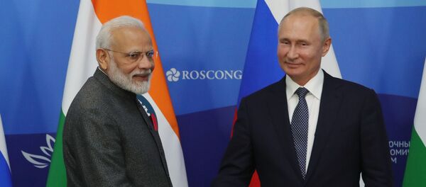 プーチン大統領とモディ首相 - Sputnik 日本