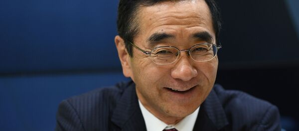 ジェトロの佐々木信彦理事長 ジェトロの佐々木信彦理事長 - Sputnik 日本