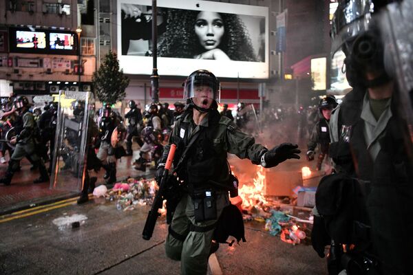 香港の抗議行動 - Sputnik 日本