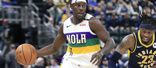 Баскетболист Дрю Холидэй в самурайской повязке Баскетболист Дрю Холидэй в самурайской повязке - Sputnik 日本