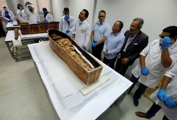 「センネジェム」のミイラと考古学者　国立エジプト文明博物館 - Sputnik 日本