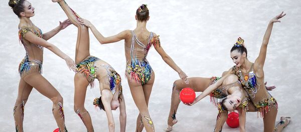 ロシアチームの演技 ボール×5 ロシアチームの演技 ボール×5 - Sputnik 日本