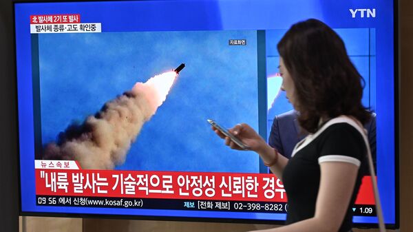 Новостной выпуск об испытании в КНДР двух ракет малой дальности - Sputnik 日本