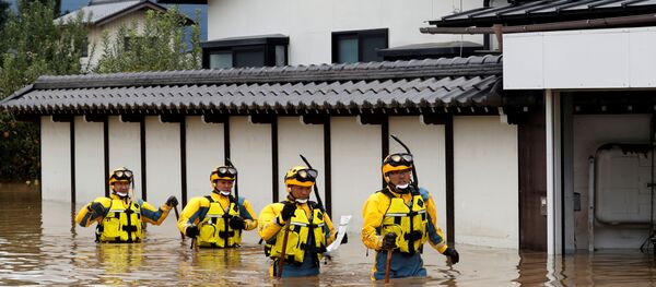 長野県、台風19号の被害地域を見回る救助隊員 長野県、台風19号の被害地域を見回る救助隊員 - Sputnik 日本