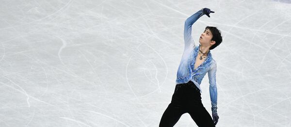 Японский фигурист Юдзуру Ханю Японский фигурист Юдзуру Ханю - Sputnik 日本