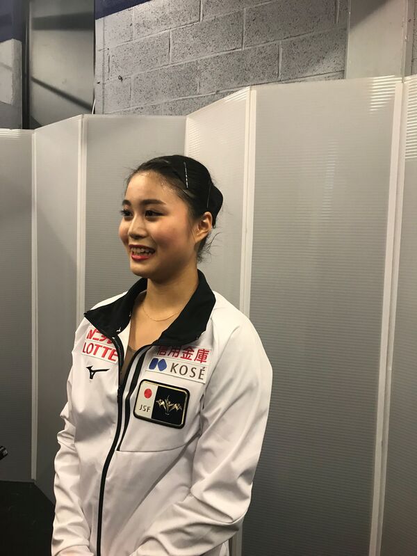 白岩優奈選手　憧れる選手、自分の演技について【写真・動画】 - Sputnik 日本