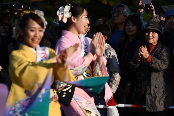 祝賀御列の儀　前日から集まった市民 - Sputnik 日本