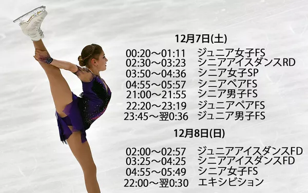 グランプリファイナル 演技時間一覧 (後半戦) グランプリファイナル 演技時間一覧 (後半戦) - Sputnik 日本
