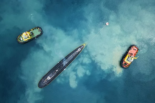 「ロシア海軍の日」のパレードのリハーサルをする潜水艦 ノヴォロシスクにて 「ロシア海軍の日」のパレードのリハーサルをする潜水艦 ノヴォロシスクにて - Sputnik 日本