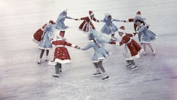 フィギュアスケート専門学校の子ら　1966年　モスクワのルジニキ・スケートリンク - Sputnik 日本