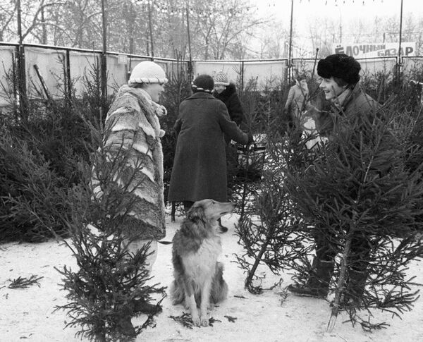 大晦日のクリスマスマーケット　1987年　モスクワ - Sputnik 日本