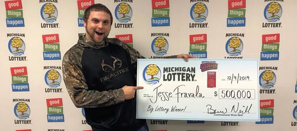Выигравший в лотерею Michigan Lottery  Джесси Фравала, Мичиган Выигравший в лотерею Michigan Lottery  Джесси Фравала, Мичиган - Sputnik 日本