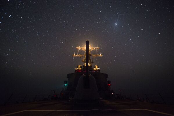 ミサイル駆逐艦 ゴンザレス（USS Gonzalez）アデン湾航行中 - Sputnik 日本