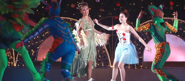 アイスショーで演技する出演者 - Sputnik 日本