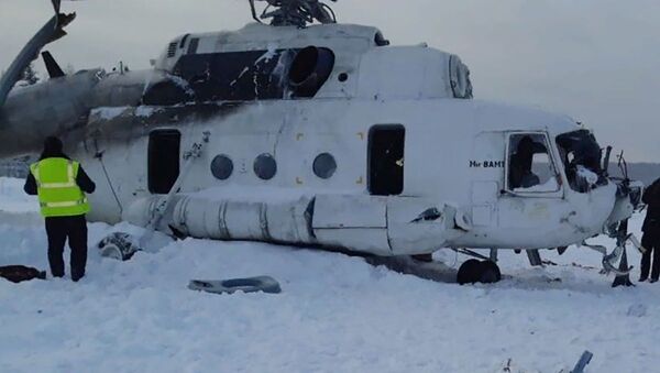 Mi-8ヘリコプター、クラスノヤルスク地方に硬着陸　29人搭乗 - Sputnik 日本