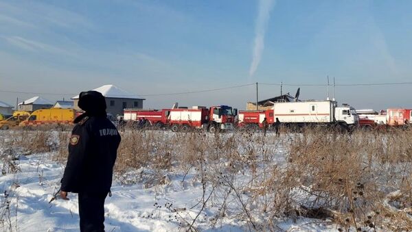 95人搭乗のベック航空機墜落　カザフスタン南部アルマティ離陸後 - Sputnik 日本