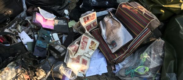 イランのウクライナ機墜落現場で　乗客の持ち物 - Sputnik 日本