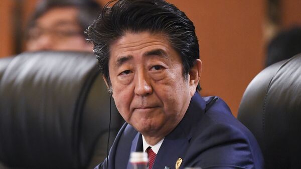 日本の安倍晋三元首相 - Sputnik 日本