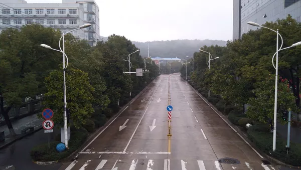 車が1台も通っていない　武漢市の道路 - Sputnik 日本