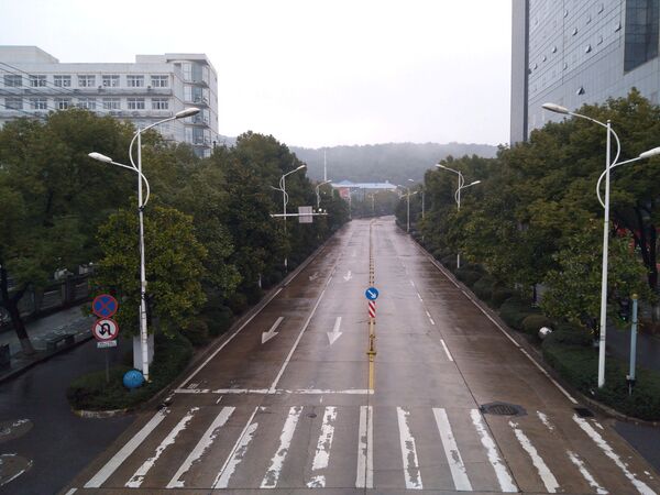 車が1台も通っていない　武漢市の道路 - Sputnik 日本