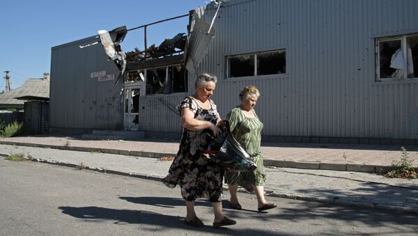 ドネツク　再びウクライナ治安機関の砲撃を受ける：破壊、負傷者 - Sputnik 日本