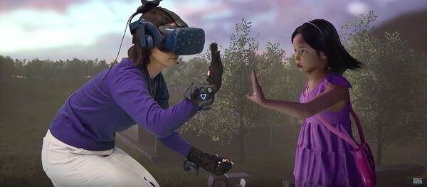 娘と母親がバーチャルリアリティで「再開」 - Sputnik 日本