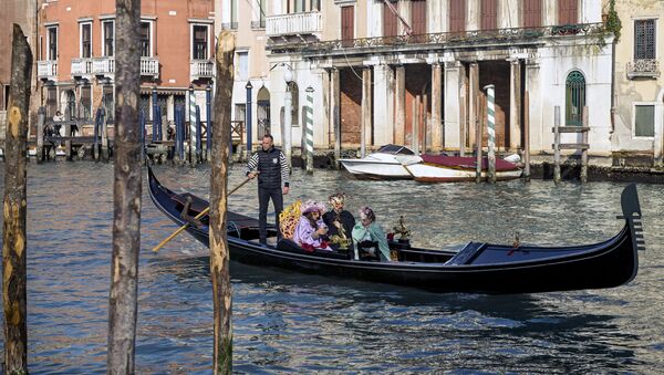 パンデミックが背景　ヴェネツィアの運河でイルカが泳ぐほど自然が浄化 - Sputnik 日本