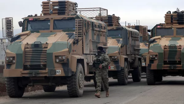 トルコ、シリアのイドリブに装甲兵員輸送車や自走砲を積んだトラック150台を派遣 - Sputnik 日本