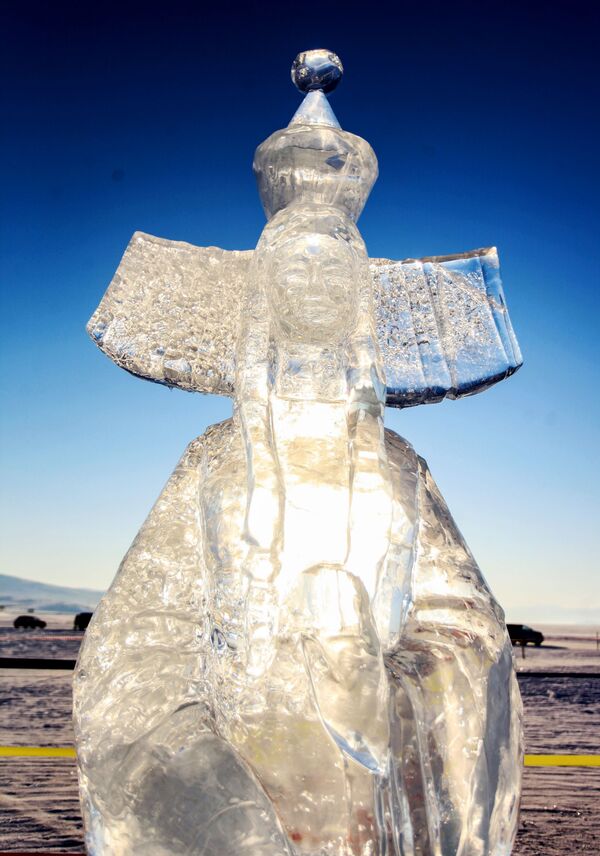 展示された氷彫刻 - Sputnik 日本