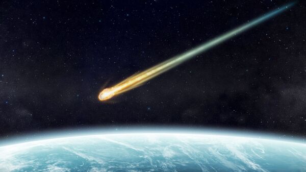 Летящий метеорит - Sputnik 日本