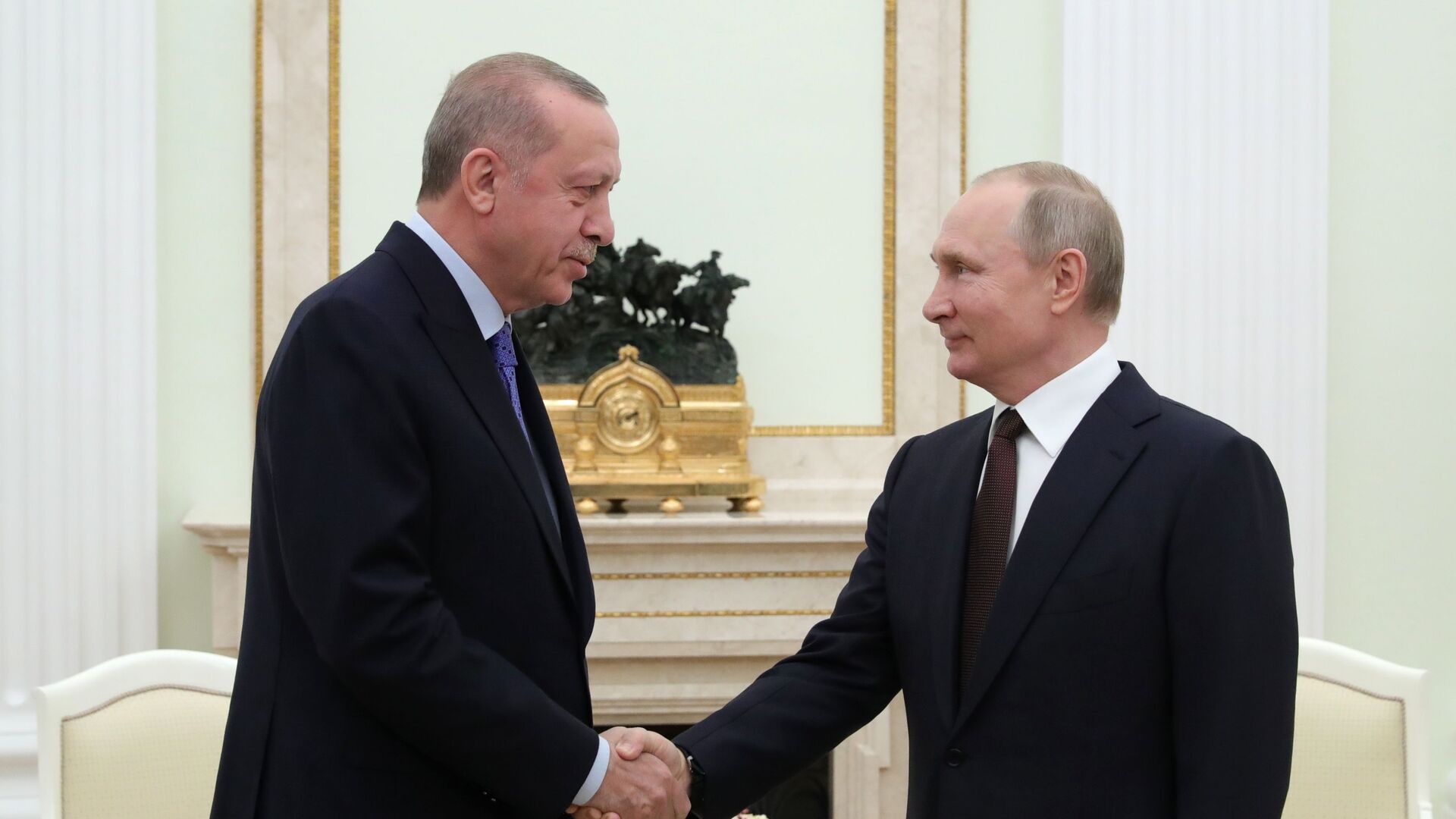 トルコのエルドアン大統領とロシアのプーチン大統領 - Sputnik 日本, 1920, 05.01.2023