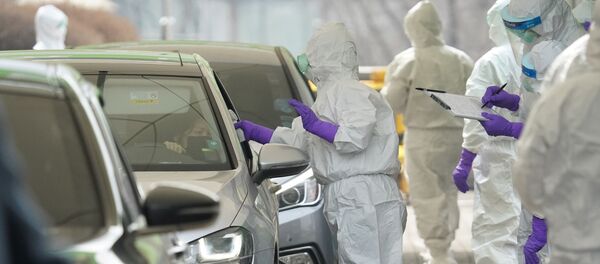 В Сеуле всех водителей проверяют на коронавирус, 3 марта 2020 года  В Сеуле всех водителей проверяют на коронавирус, 3 марта 2020 года  - Sputnik 日本