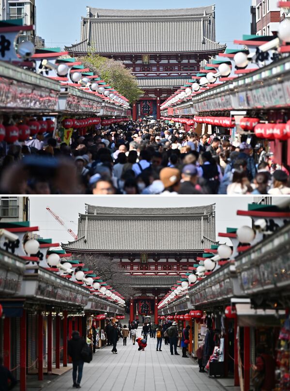 浅草寺への観光客　2019年4月16日と2020年3月9日の比較（日本） - Sputnik 日本
