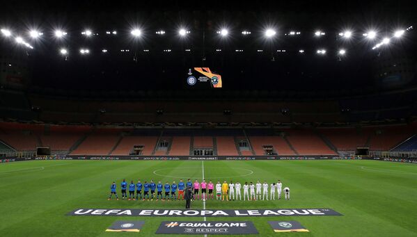 ヨーロッパリーグ　インテル対ルドゴレツの試合は無観客で行なわれた（イタリア） - Sputnik 日本