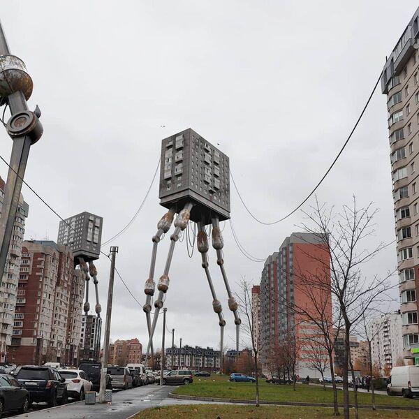 意思を持ち始めた集合住宅、街を闊歩 - Sputnik 日本