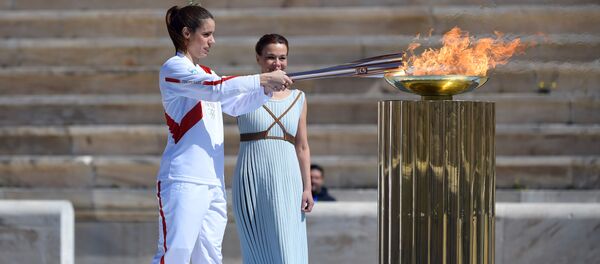 オリンピック聖火が日本に到着 - Sputnik 日本