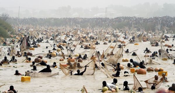 漁業の祭りに参加した漁師たち（ナイジェリア・アーガング） - Sputnik 日本