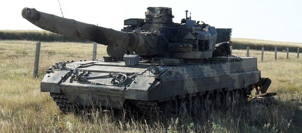 Один из опытных образцов танка Т-95 (Объект 195) Один из опытных образцов танка Т-95 (Объект 195) - Sputnik 日本