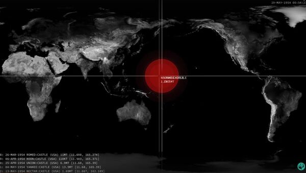 ２０００回の核爆発を１３分で - Sputnik 日本