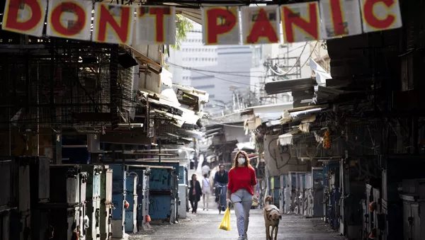 イスラエル「Don't Panic」サイン - Sputnik 日本