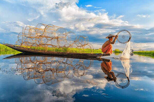 #Water2020ファイナリスト　ベトナム出身の写真家の作品「Fishing」 - Sputnik 日本