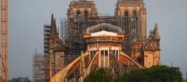 Работы по восстановлению собора Нотр-Дам, Париж - Sputnik 日本