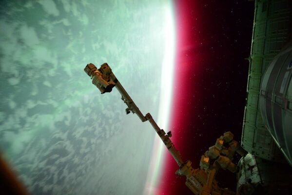 ISSから撮影されたオーロラ - Sputnik 日本