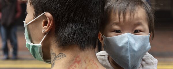 香港 マスクをつけた子供 - Sputnik 日本