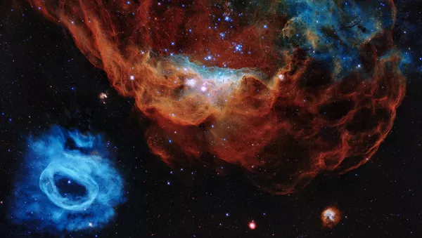 NGC 2014 NGC 2020 ハッブル  - Sputnik 日本