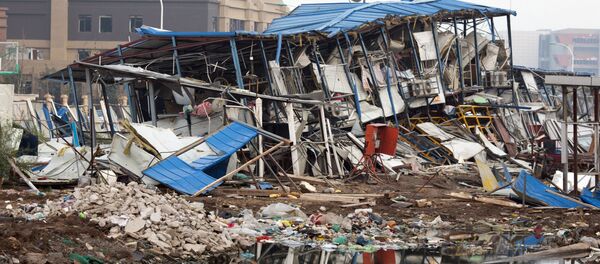 天津爆発事故で10人拘束 天津爆発事故で10人拘束 - Sputnik 日本